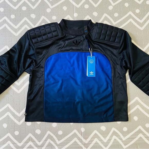 Adidas limited edition $150 soccer long sleeve fashion padded jersey shirt small - Picture 8 of 12